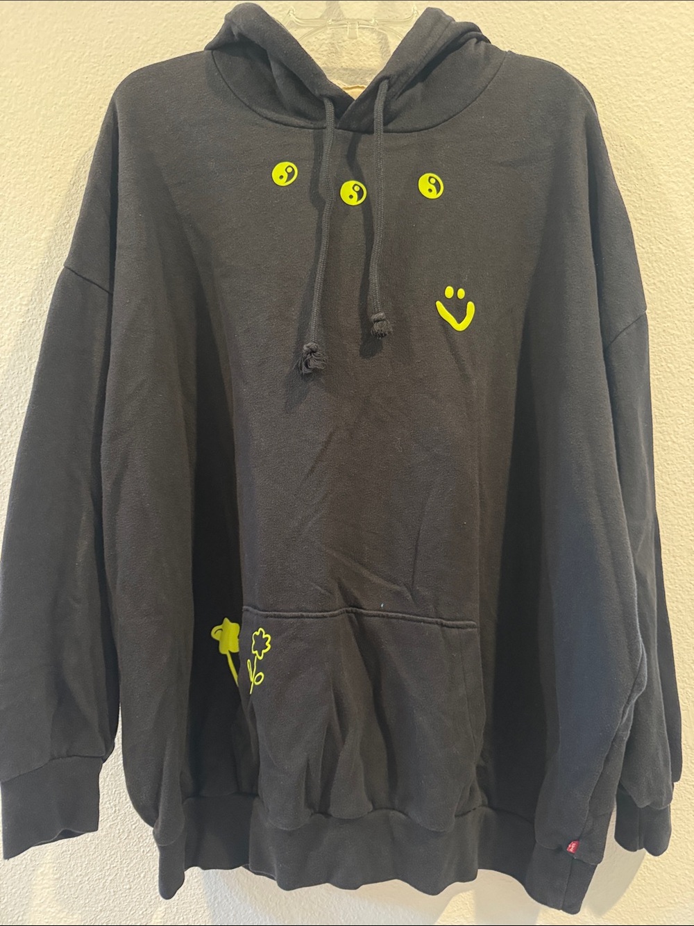 Levi’s Black Hoodie with Neon Graphica